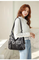 Mochila Vintage De Cuero Sintético Para Mujer Diseñadora 3 En 1 2024 Bolso De Escuela Viaje Mochila Para Damas - details 3
