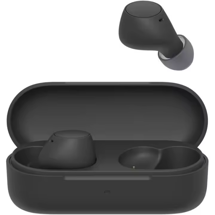 Auriculares inalámbricos Sony WF-C510 pequeños, ligeros, resistentes al agua IPX4, negros - 1