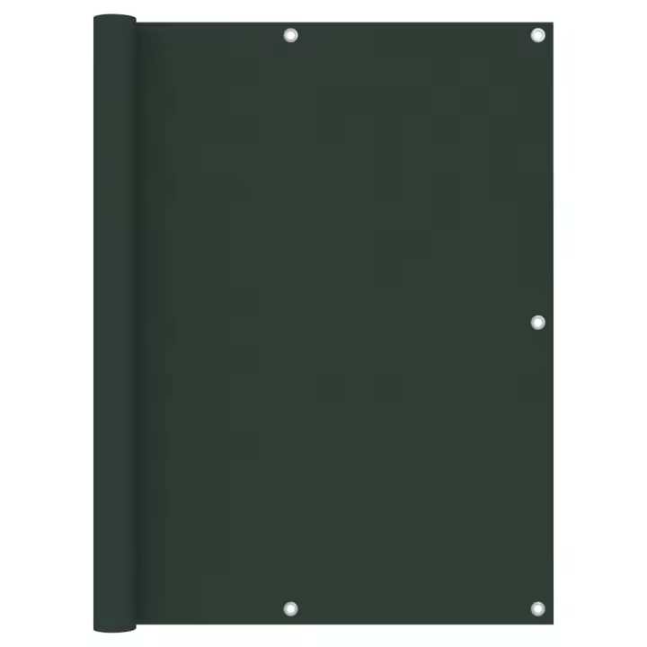 Toldo para Balcón lona Oxford verde oscuro 120x400 cm - 1