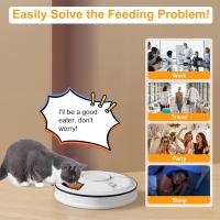 Comedero Automático para Gatos, comida húmeda/seca, Comedero para mascotas con temporizador de 6 Comidas, fácil de limpiar, Comedero Automático para GATOS/Perros Pequeños - details 2
