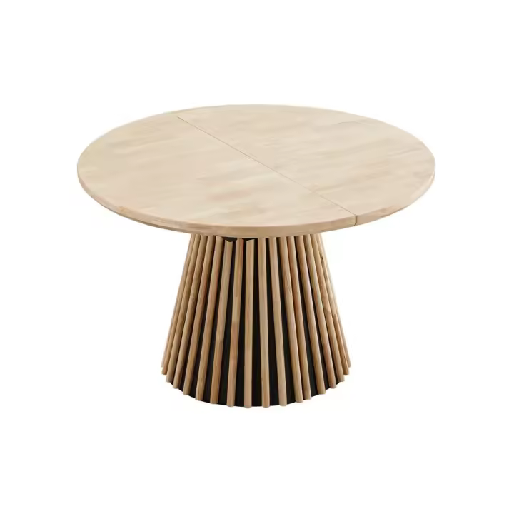 Mesa de comedor Grove redonda extensible nordish Ø102x76 cm Adec - 1