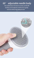 Cepillo De Peluquería Para Mascotas De Acero Inoxidable Con Agujas Flotantes Eliminador De Pelo Para Perros Y Gatos Cuidado De La Piel Y Belleza - details 2