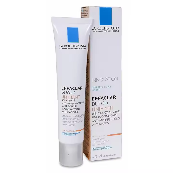 EFFACLAR DUO + UNIFIANT TONO INTERMEDIO 40 ML - 1