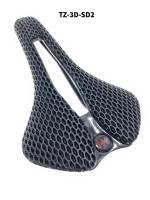 Sillín De Bicicleta Ultraligero De Fibra De Carbono 3D Imprimido Hueco Cómodo Transpirable Para MTB Gravel Carretera Ciclismo Partes De Asiento - details 7