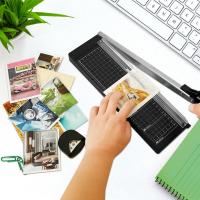 Mini Cortadora De Papel Guillotine Precisa Capacidad De 8 Hojas Máquina De Corte Para Escritorio A4 Para Cortar Papel Kraft - details 6