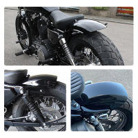 Protector Trasero De Motocicleta Corto Guardabarros Luz Negra Para Harley Sportster XL883 1200 72 48 Accesorio Personalizado De Alta Calidad - details 3
