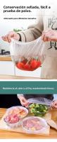 50/500PCS Bolsa De Plástico Desechable Con Cubierta Elástica Para Alimentos Y Bolsa De Fresco Para Cocina Con Tablero Elástico - details 1