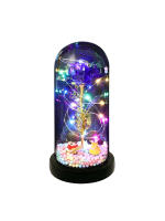 Regalo De Flores De Rosa Para Mujeres En Acrílico Con Domínio Luz Regalo Eterno De Flores Colores Para Mamá Y Fiesta De San Valentín - details 7