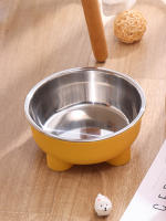 Cuenco De Acero Inoxidable Para Perros Y Gatos De Color Sólido Con Cuatro Patas Para Uso Interior Y Exterior - details 7