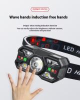 Lámpara De Cara Recargable Con Sensor De Movimiento IR LED Impermeable Para Camping Pesca Ciclismo Y Actividades Al Aire Libre - details 4