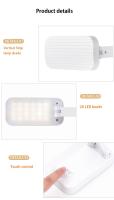 Lámpara De Mesa Plegable LED Portátil Con Protección Ocular Recargable USB Luz Nocturna Dimmer De 3 Temperaturas De Color - details 6