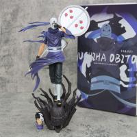 Figura De Acción Naruto 27cm Uchiha Obito Akatsuki Interchangeable Cabezas Juguete Coleccionable Para Niños Y Adultos - details 5