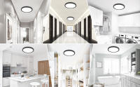 Lámpara De Techo LED Redonda Moderna Para Sala De Estar Dormitorio Cocina Baño Iluminación Diaria Montaje En Superficie - details 6