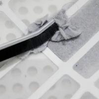 Kit De 1/3PCS De Cepillos Multifuncionales Para Limpieza De Espacios Estrechos Herramienta De Limpieza De Baño Cepillo De Cerámica Duro Para Limpieza De Encaje - details 6