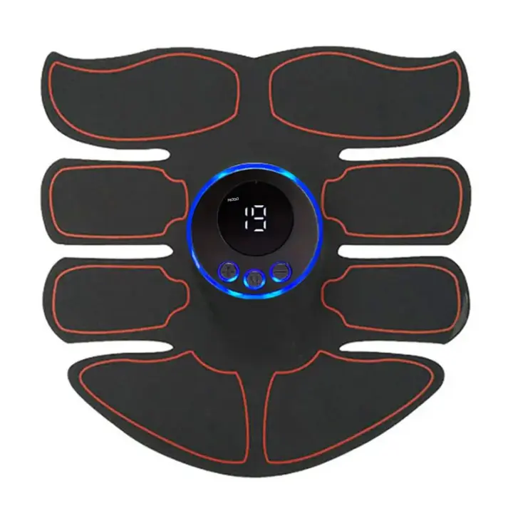 Estimulador De Músculos Abdominales USB Recargable Para Ejercicio De Brazos Fitness ABS Instrumento De Entrenamiento Muscular Para Hombres En Casa - 1
