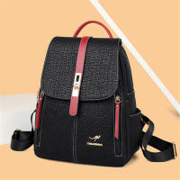 Mochila De Cuero De Alta Calidad Para Mujer Bolsa De Viaje Con Gran Capacidad Bolsa Escolar Estilo De Moda Mochilas Para Damas - details 2