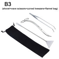 Juego De Herramientas Para Acuario Acrílico Y Hierba Con Tijeras Y Pinzas De Acero Inoxidable Herramientas De Limpieza Para Tanque De Peces Accesorios Para Acuario - details 4
