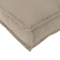 Cojín Exterior vidaXL Taupe Poliéster 50 x 40 x 12 cm Cojín de Sofá - details 6