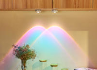 Lámpara De Noche Redonda Con Botón De Presión Para Armario Cocina Dormitorio Decoración Luz De Pared Con Pilas AAA Incluidas - details 11
