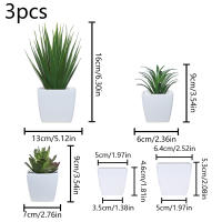 3 Macetas De Plantas Simuladas Pequeñas Para Decoración De Oficinas Salones De Estar Ventanas Jardines Y Courtyards - details 18