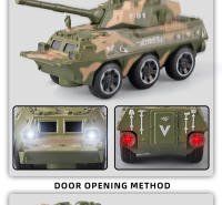 Juguete De Tanque De Combate Con Sonido Y Luz Juguetes Educativos Para Niños Material Metálico Duradero Y Seguro - details 5