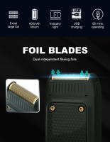 VGR 353 Afeitadora Eléctrica Profesional Recargable Para Hombres Trimmer De Pelo Portátil Afeitadora De Barba Mini Para El Rostro Material De Hoja De Acero Inoxidable - details 2