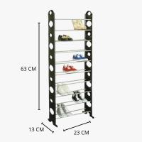 Zapatero de 10 Niveles con Capacidad para 30 Pares: Organización Inteligente y Compacta - details 2