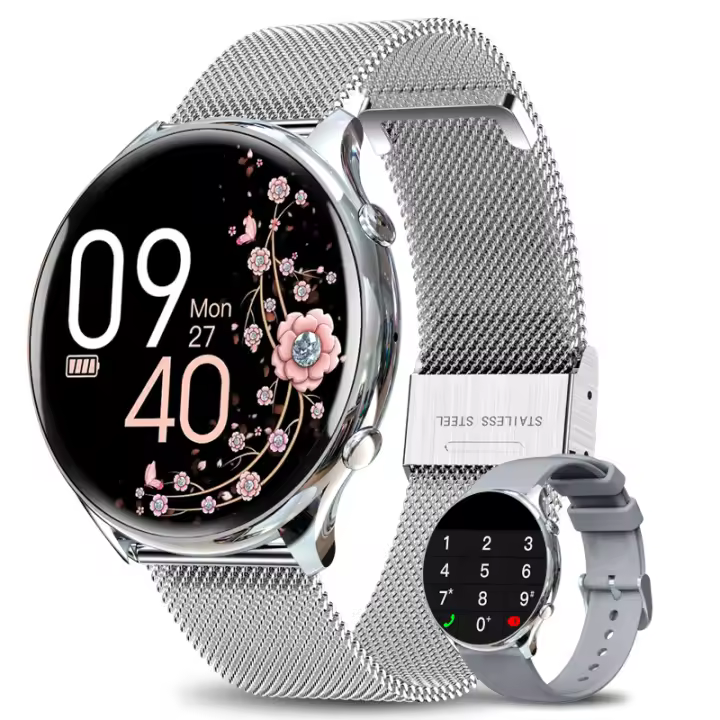 Reloj Inteligente Nuevo 2024 de para Mujeres with Función HD de Llamada Modo Deportivo 120 + Rhythm Cardíaco - 1