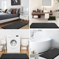 Alfombra De Baño De Espuma De Memoria 1pc Absorcióndes De Agua Máquina Lavable Antideslizante Gruesa Para Dormitorio Puerta - details 4