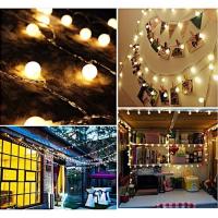 Guirnalda de luces LED - CUTEHILL - 100 Bolas-Resistente al Agua-Con enchufe - Blanco cálido - 10 m - details 0
