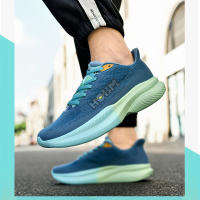 Zapatos De Correr HOBM Para Hombre Ultra Ligeros Tenis Deportivos Transpirables Zapatillas De Caminar Casual De Juguete Negro Malla Tamaño True Fit Closure Tipo Cordones - details 2