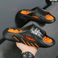 Nuevos Pantuflas De Masaje Para Hombre Material EVA Sensación Suave Para El Pie Sandalias Casuales De Playa Plataforma Bajo Suporte - details 2