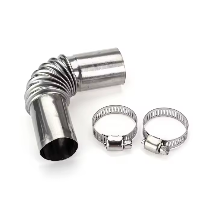Conector De Tubo De Escape Para Aparato De Calefacción De Coche 1/2PCS 24mm Elbowed Para Webasto Eberspacher Camión Caravana Barco Calentador De Diesel - 1
