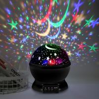 Proyector De Estrellas Lámpara Nocturna Galaxia De Estrellas Rotativas Luna LED Para Decoración De Habitación Infantil - details 1