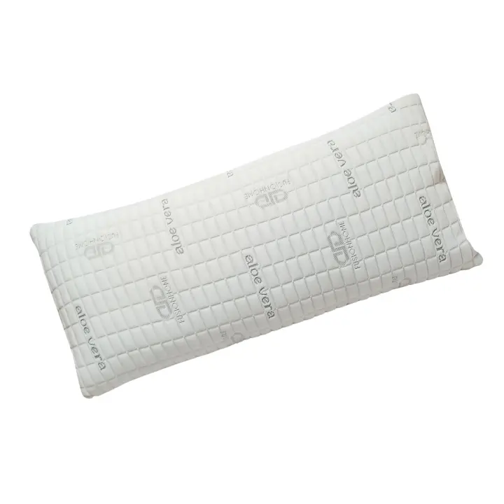 Almohada Fibra y Viscoelástica Aloe Vera - Memory Foam, Termorreguladora e Hipoalergénica - Firmeza Media - FusionHome - 1