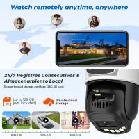 Cámara De Seguridad IP BESDER 5K 10MP Wifi PTZ Exterior Con Detección De Humanos AI Pantalla Dual 4K 8MP Alarma Por Email Y Audio O-Kam pro - details 15