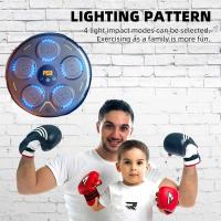 Entrenador de boxeo con música inteligente, máquina de boxeo con respuesta electrónica LED, bolsa de arena para colgar en la pared, Compatible con Bluetooth para niños y adultos - details 4