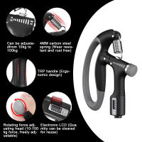 Ajustable Entrenador De Mano Y Muñeca Para Fitness Expansor De Dedos Con Resorte Para Mejorar La Fuerza 10-100Kg - details 3