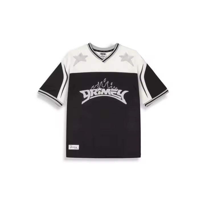 Camiseta Grimey Negra Infamous Deeper V Neck Oversized Tee - 1