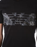 Camiseta Emporio Armani EA7 Algodon Hombre Negro 3 ZPT44PJ30Z 1200 - details 4
