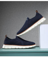 Zapatos Casuales Para Hombre Transpirables Deportivos Ligeros Y Cómodos Talla 39-48 Zapatos Slip-On Para Exterior - details 15
