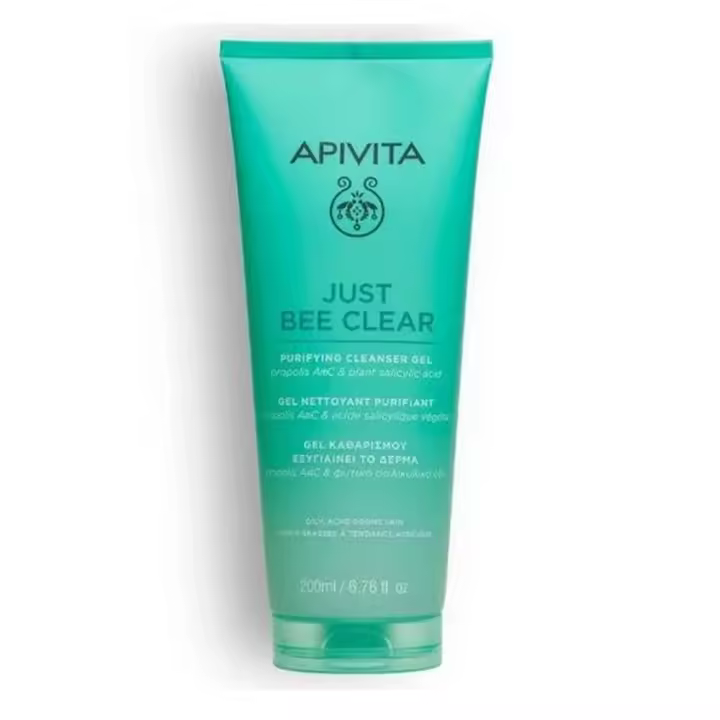 Apivita Just Bee Clear Gel Limpiador 200 ml - 1