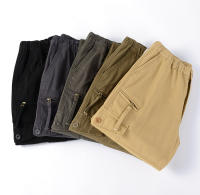 Pantalones Deportivos Casuales Para Hombre Algodón Cintura Media Estilo Recto Cierre De Cremallera Moda Outdoor Primavera Otoño - details 0
