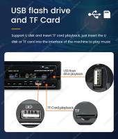 Reproductor De Radio Para Coche 1Din Multimedia MP3 Bluetooth FM TF SD Slot AUX USB Universal Autoradio Con Display Táctil 2.5'' - details 8