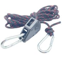 2pcs Cuerda De Tenda 3m 4mm Cierre Rápido Para Camping Resistentes a Vientos Gancho De Herradura Pulley Ratchet Anclaje De Tenda - details 0
