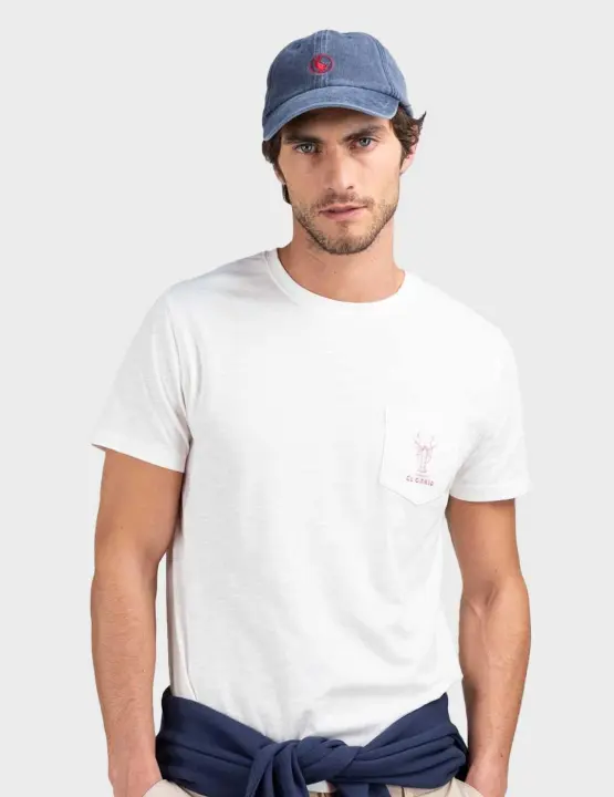 El Ganso Gd Langosta camiseta blanca para hombre - 1