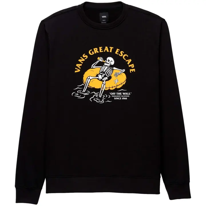 Top Vans modelo Permanent Vacation Crew en color Black - 1