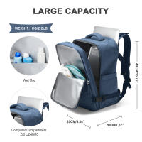 Mochila De Viaje Unisex Para Distancia Corta Avión Ryanair Equipaje De Mano 40x20x25 Con Compartment Para Laptop Mochila Escolar De Lona Nylon - details 2