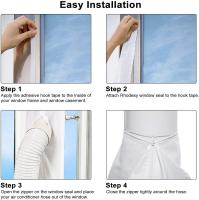 Accesorios para Cubiertas de Tela Selladores de Ventanas Universales para Tubo de Escape del Aire Acondicionado 3m - details 3