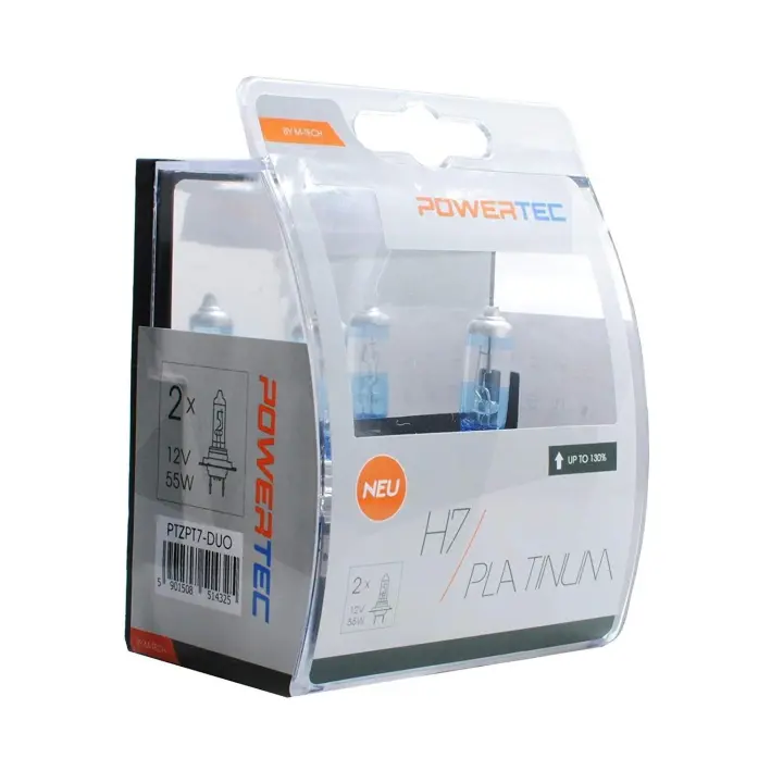 POWERTEC PLATINUM +130% H7 12V DUO - 1